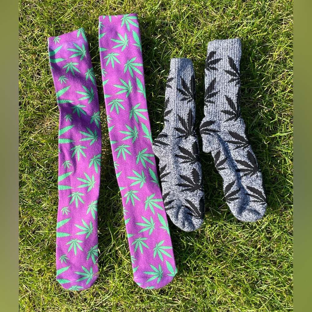 PAIR OF WEED SOCKS
